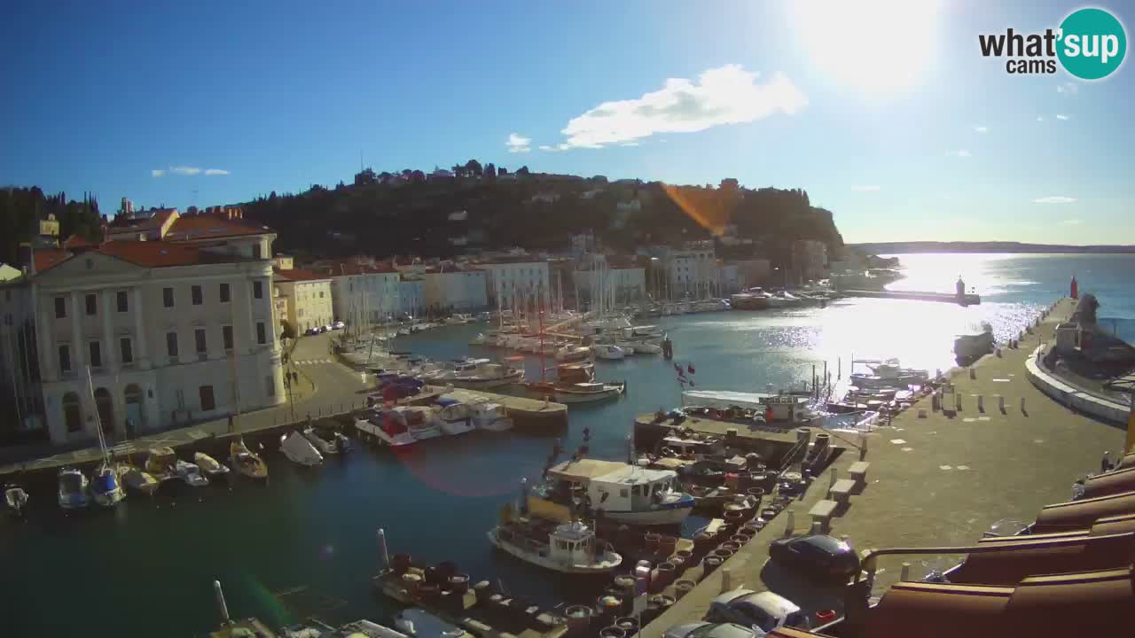 Cámara web en vivo desde Piran “Mandrač” – Increíble vista en vivo desde Villa Piranesi