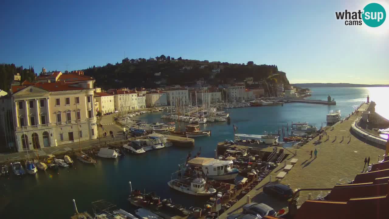 Live webcam from Piran “Mandrač” – Amazing live view from Villa Piranesi