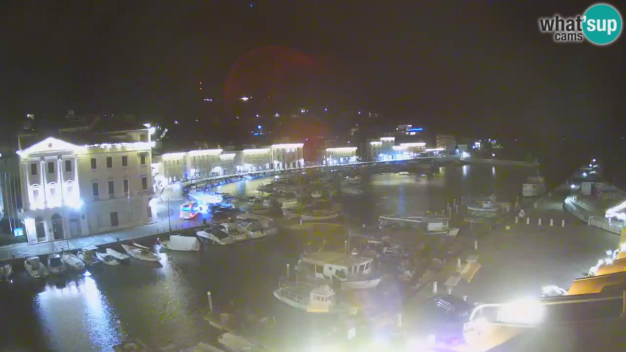 Webcam en direct de Piran “Mandrač” – Incroyable vue en direct de la Villa Piranesi