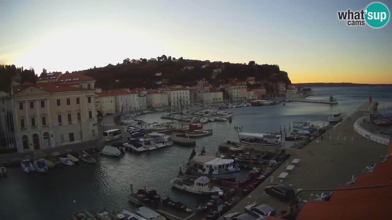 Live webcam from Piran “Mandrač” – Amazing live view from Villa Piranesi