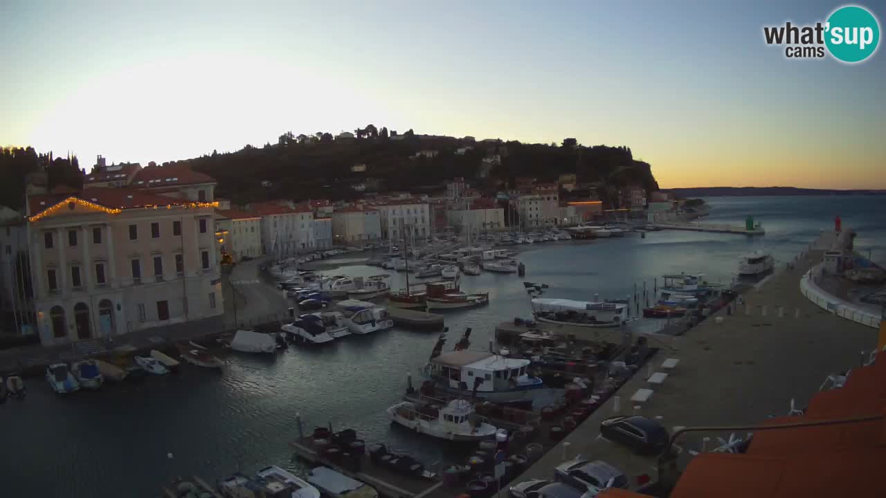 Cámara web en vivo desde Piran “Mandrač” – Increíble vista en vivo desde Villa Piranesi