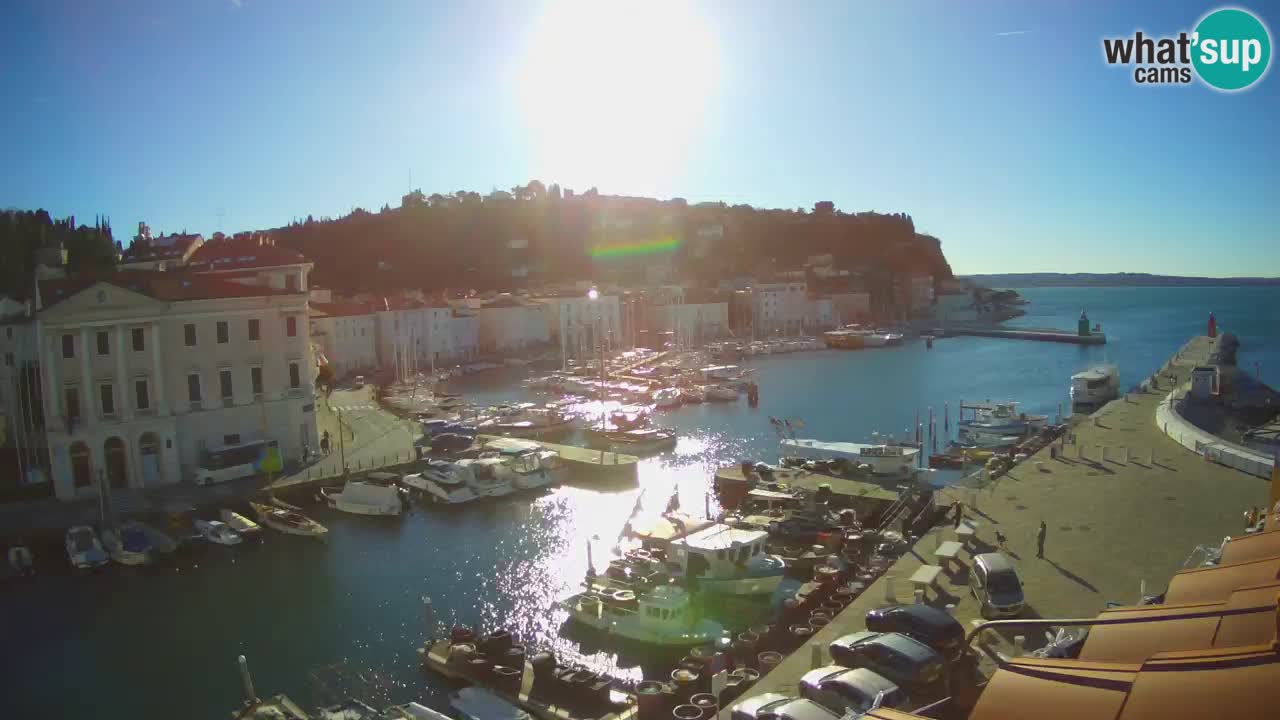 Cámara web en vivo desde Piran “Mandrač” – Increíble vista en vivo desde Villa Piranesi