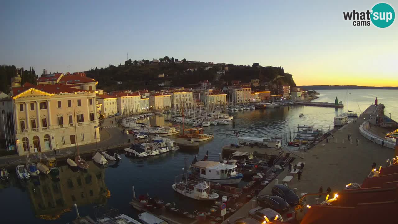 Live webcam from Piran “Mandrač” – Amazing live view from Villa Piranesi