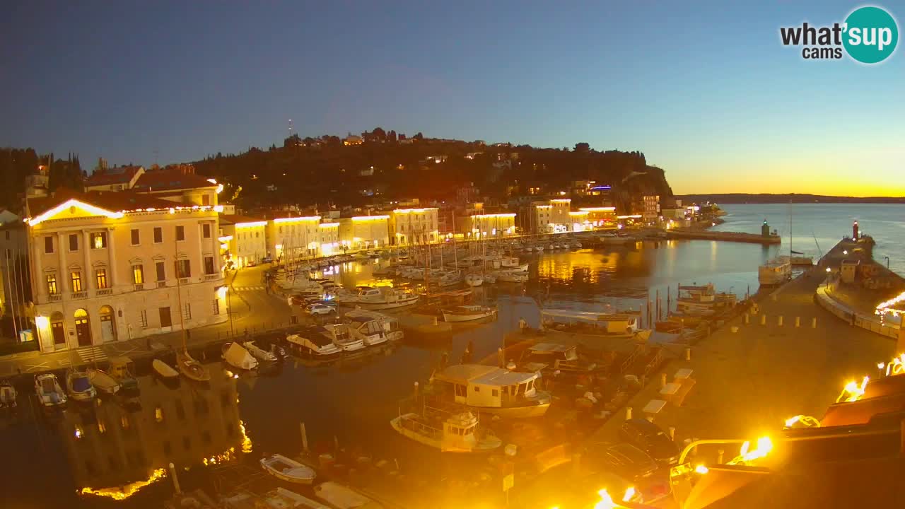 Live webcam from Piran “Mandrač” – Amazing live view from Villa Piranesi