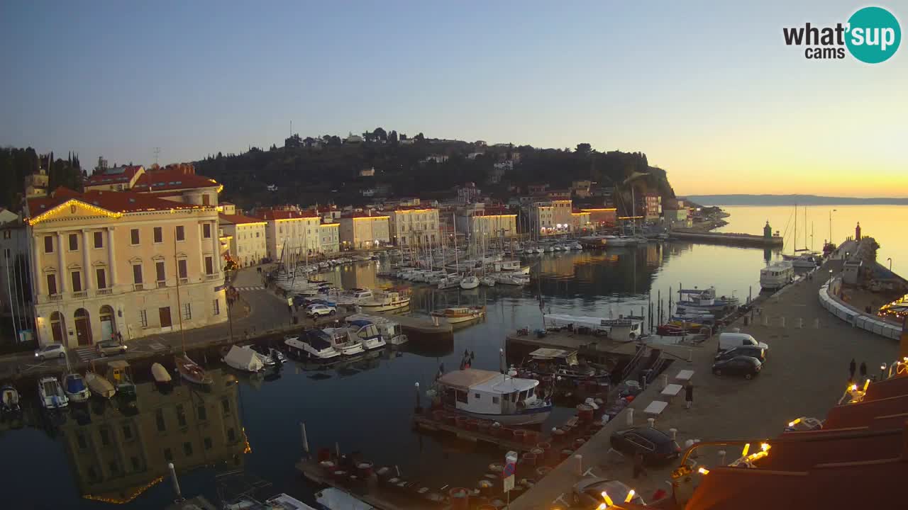 Cámara web en vivo desde Piran “Mandrač” – Increíble vista en vivo desde Villa Piranesi