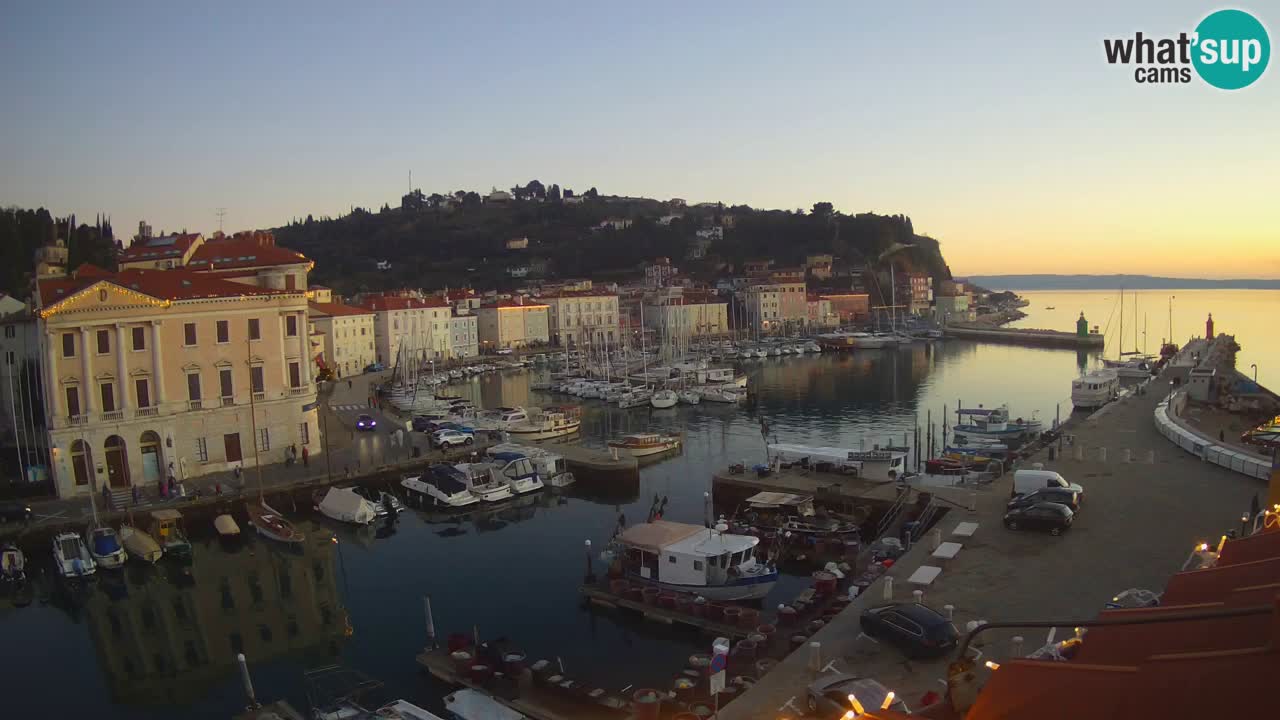 Cámara web en vivo desde Piran “Mandrač” – Increíble vista en vivo desde Villa Piranesi