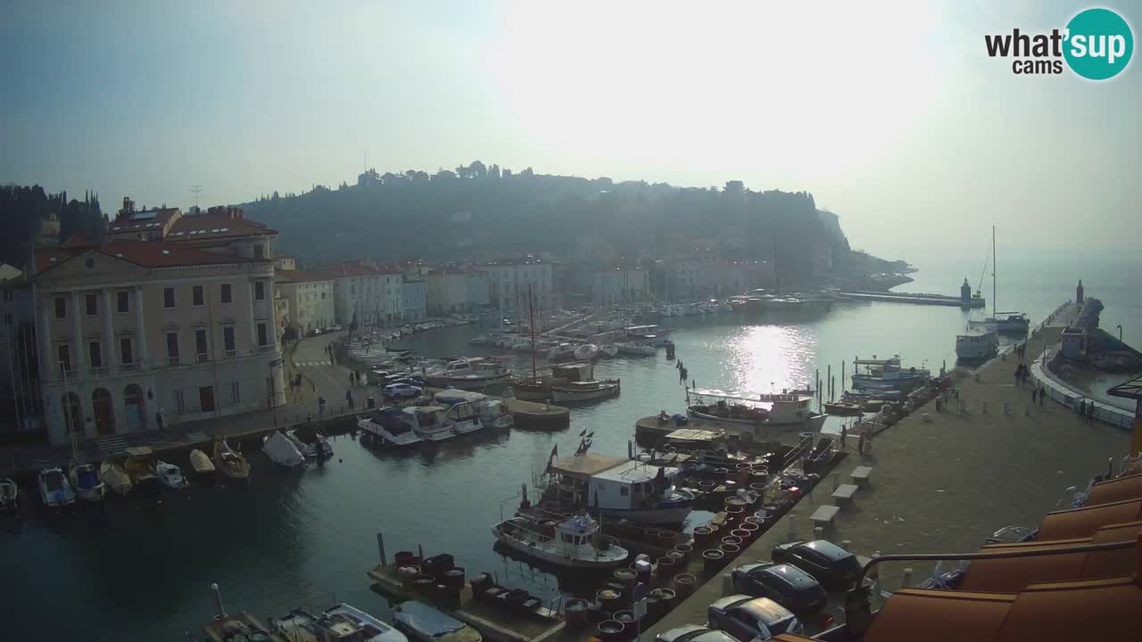 Live webcam from Piran “Mandrač” – Amazing live view from Villa Piranesi