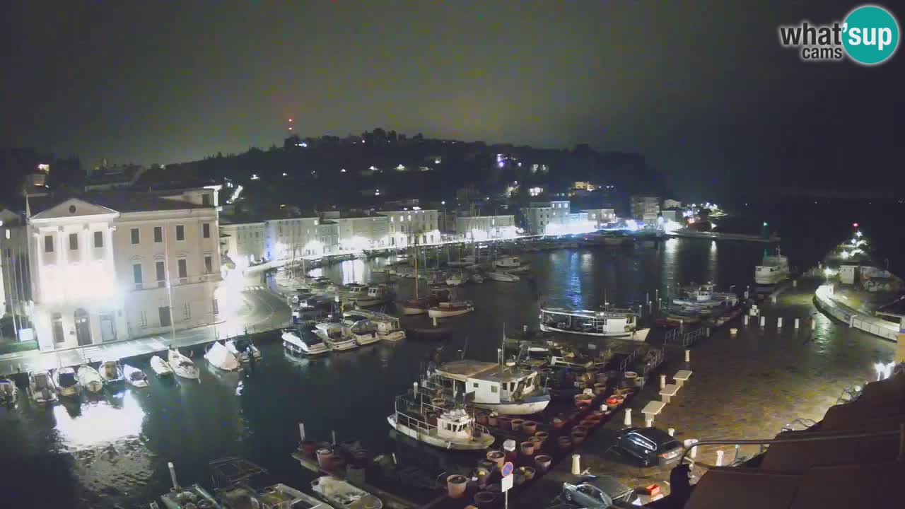 Live-Webcam aus Piran “Mandrač” – Erstaunliche Live-Ansicht von Villa Piranesi