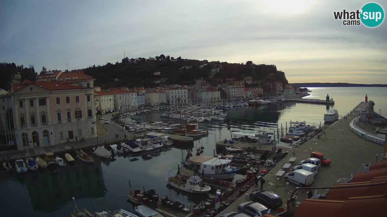 Cámara web en vivo desde Piran “Mandrač” – Increíble vista en vivo desde Villa Piranesi