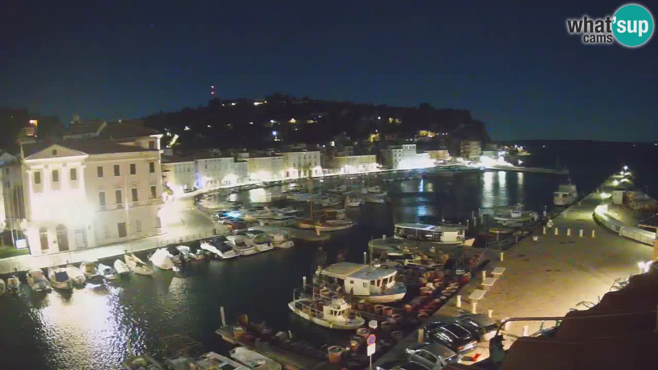 Live-Webcam aus Piran “Mandrač” – Erstaunliche Live-Ansicht von Villa Piranesi