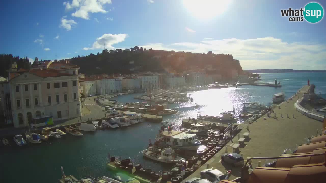 Live webcam from Piran “Mandrač” – Amazing live view from Villa Piranesi