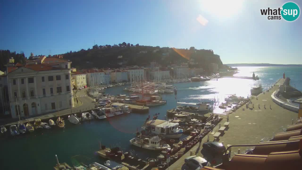 Live webcam from Piran “Mandrač” – Amazing live view from Villa Piranesi