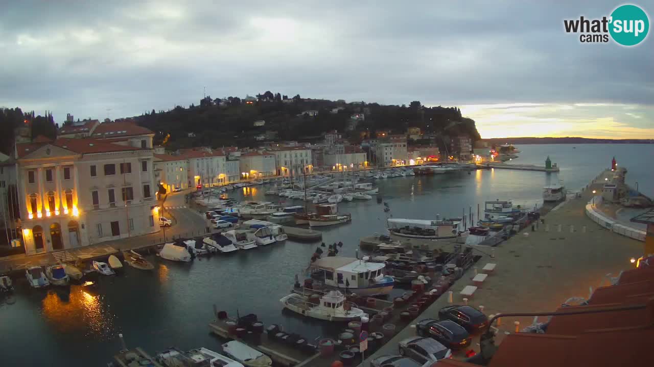 Live webcam from Piran “Mandrač” – Amazing live view from Villa Piranesi