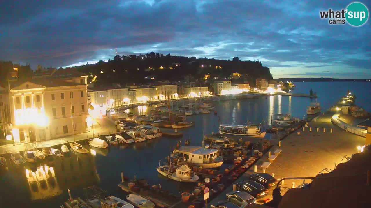 Live webcam from Piran “Mandrač” – Amazing live view from Villa Piranesi