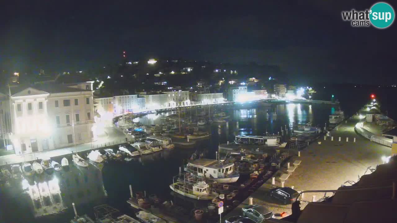 Live webcam da Pirano “Mandrač” – Splendida vista live da Villa Piranesi