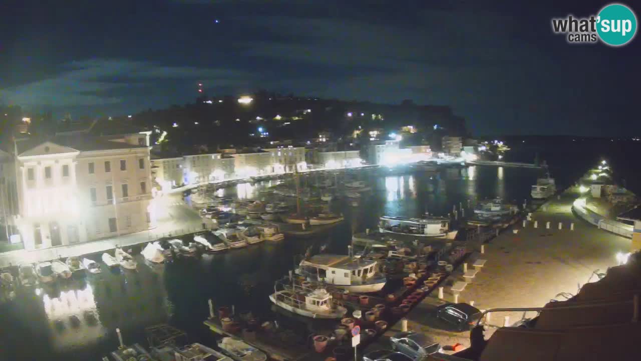 Live webcam from Piran “Mandrač” – Amazing live view from Villa Piranesi