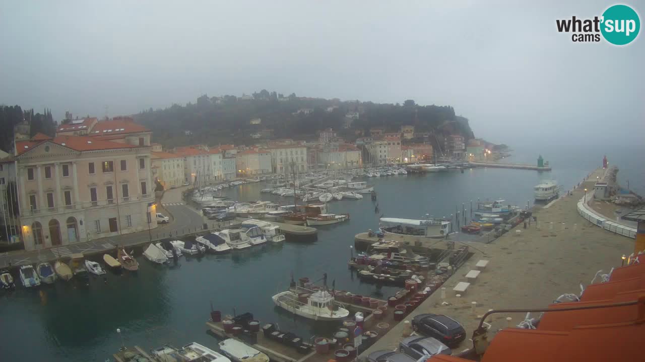 Live webcam from Piran “Mandrač” – Amazing live view from Villa Piranesi