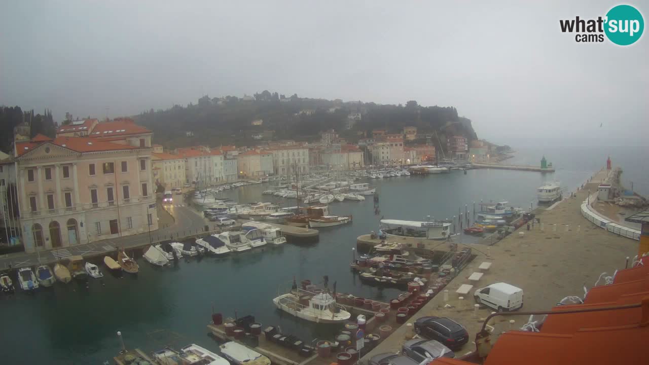 Cámara web en vivo desde Piran “Mandrač” – Increíble vista en vivo desde Villa Piranesi