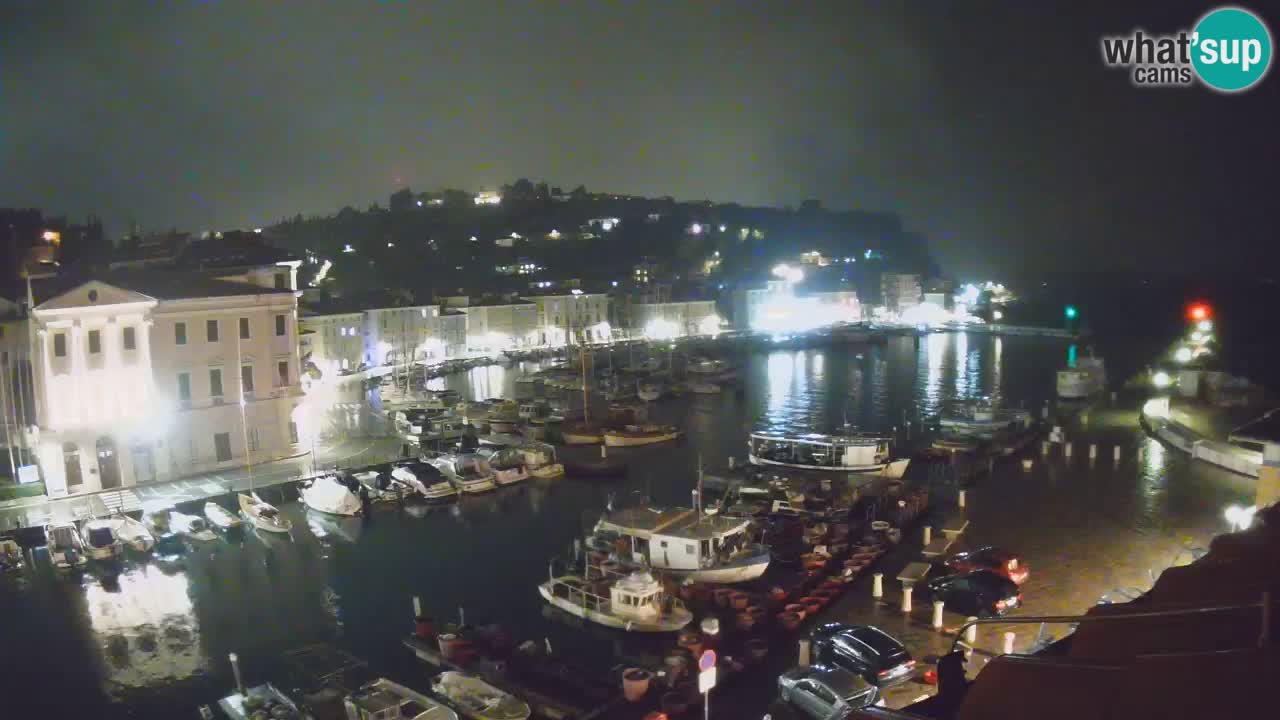 Live webcam da Pirano “Mandrač” – Splendida vista live da Villa Piranesi