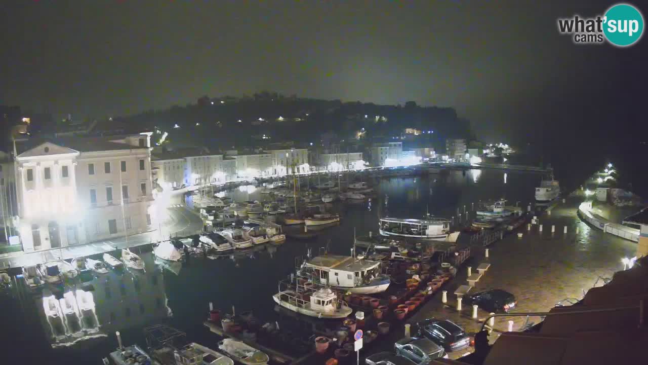 Live webcam da Pirano “Mandrač” – Splendida vista live da Villa Piranesi