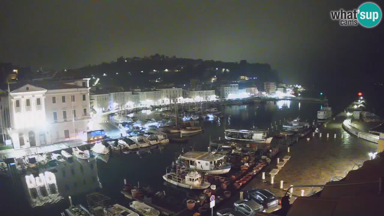 Live webcam da Pirano “Mandrač” – Splendida vista live da Villa Piranesi