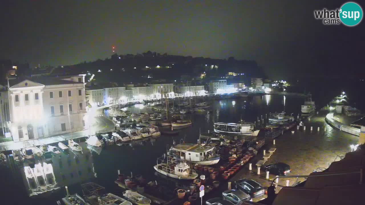 Live-Webcam aus Piran “Mandrač” – Erstaunliche Live-Ansicht von Villa Piranesi