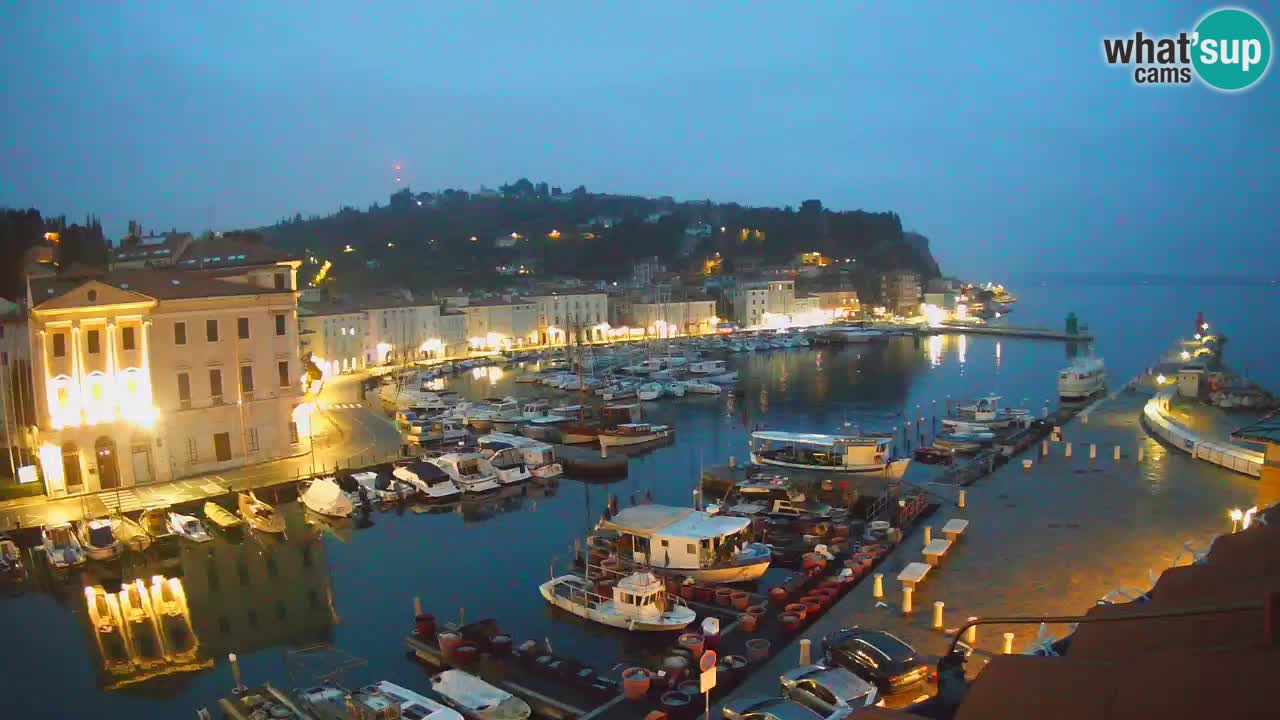 Live webcam from Piran “Mandrač” – Amazing live view from Villa Piranesi