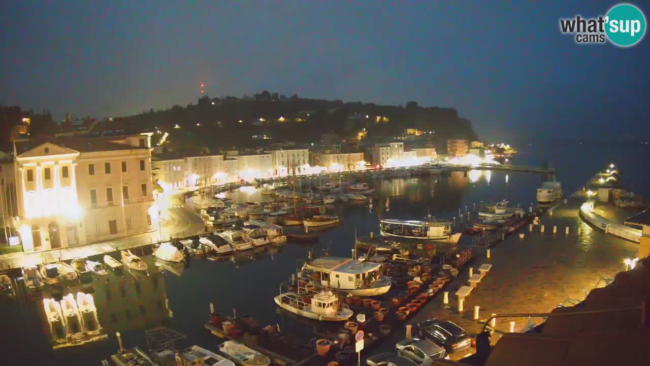 Live webcam from Piran “Mandrač” – Amazing live view from Villa Piranesi