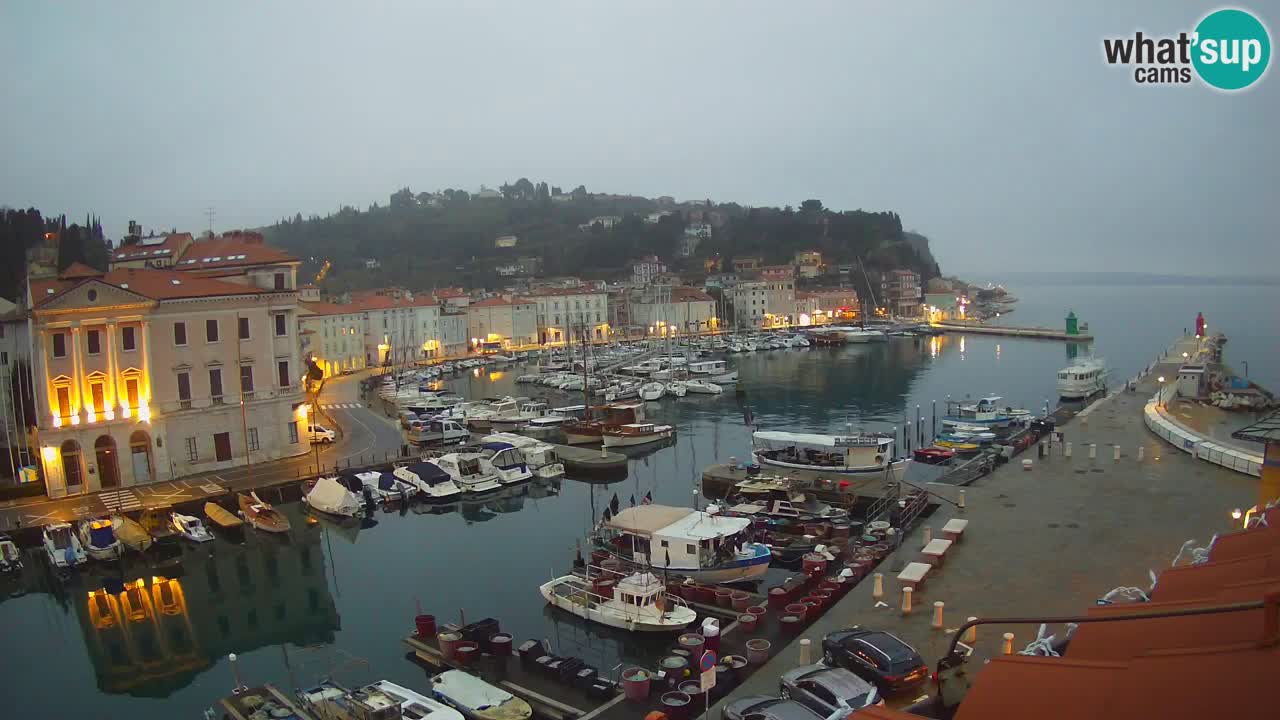 Live webcam from Piran “Mandrač” – Amazing live view from Villa Piranesi