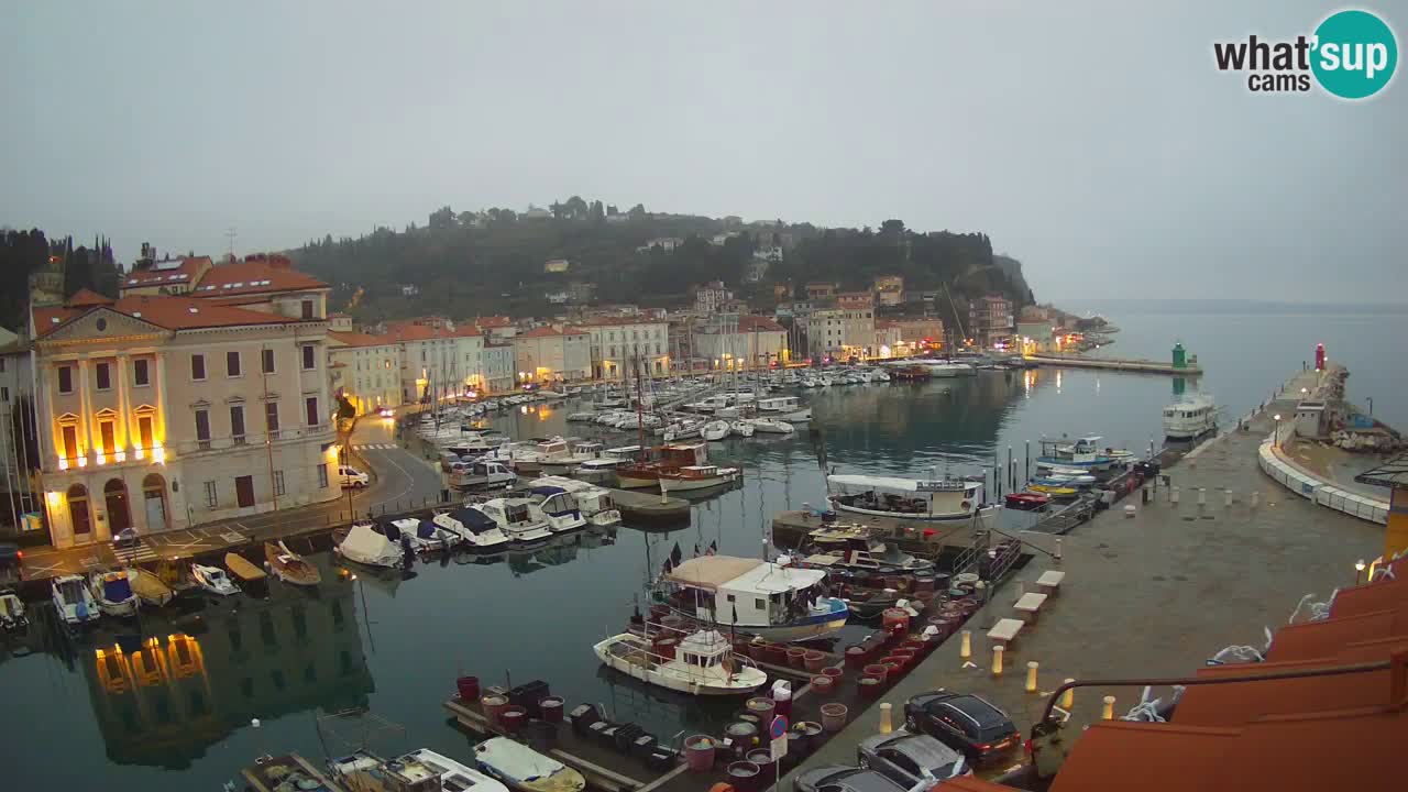 Live webcam from Piran “Mandrač” – Amazing live view from Villa Piranesi