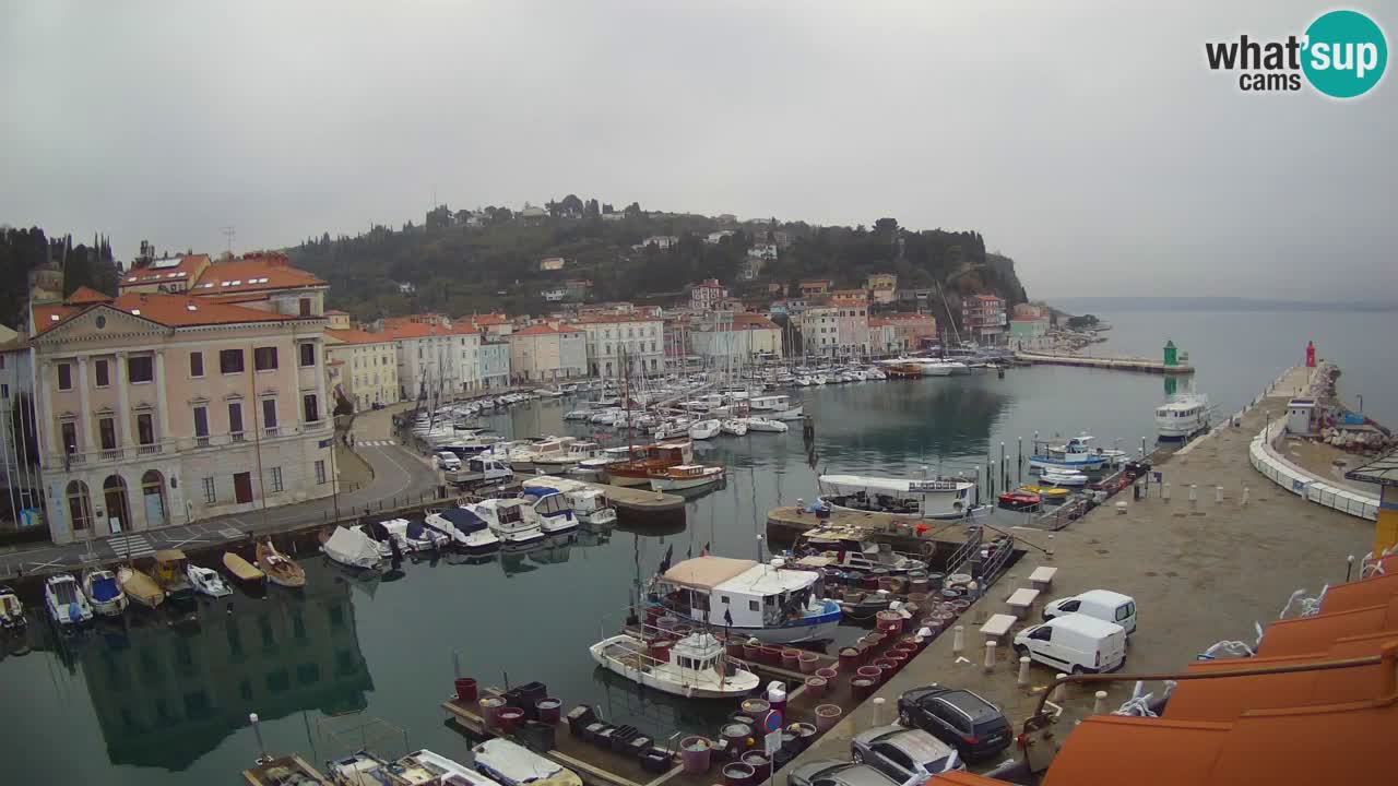 Cámara web en vivo desde Piran “Mandrač” – Increíble vista en vivo desde Villa Piranesi