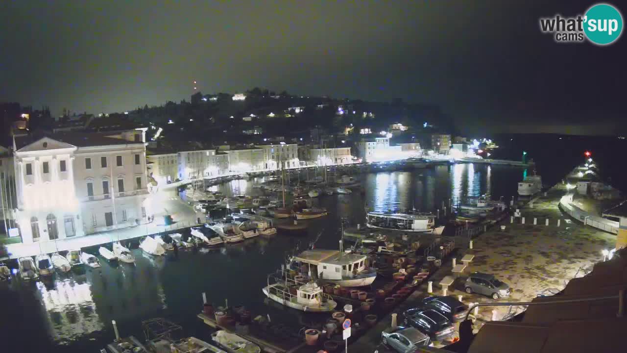 Live-Webcam aus Piran “Mandrač” – Erstaunliche Live-Ansicht von Villa Piranesi