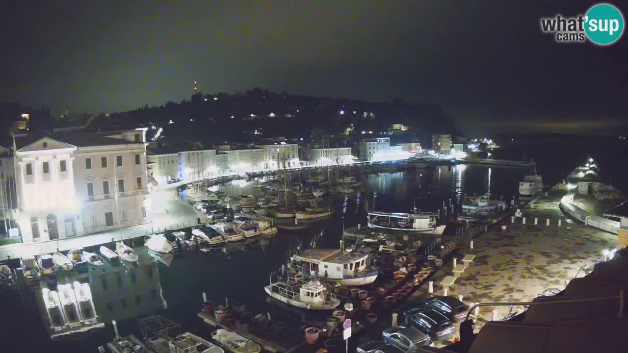 Live-Webcam aus Piran “Mandrač” – Erstaunliche Live-Ansicht von Villa Piranesi