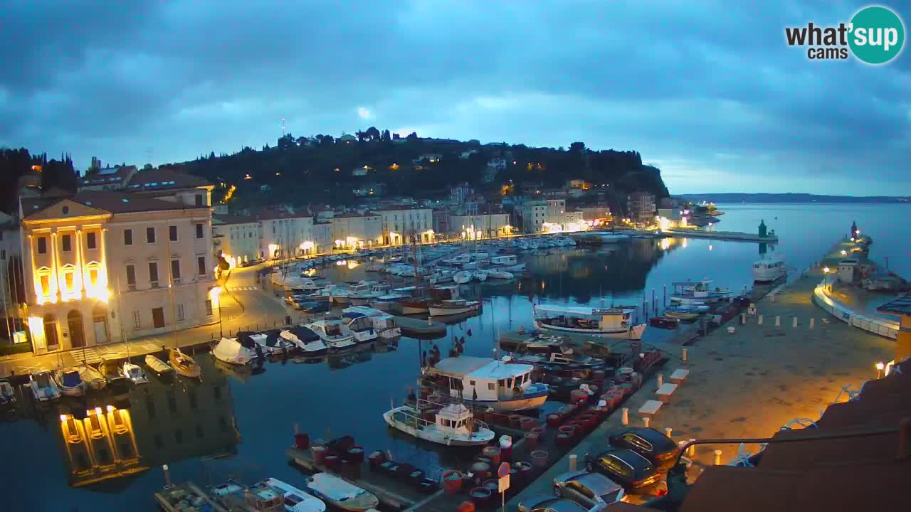 Cámara web en vivo desde Piran “Mandrač” – Increíble vista en vivo desde Villa Piranesi