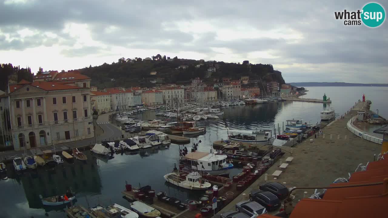 Cámara web en vivo desde Piran “Mandrač” – Increíble vista en vivo desde Villa Piranesi