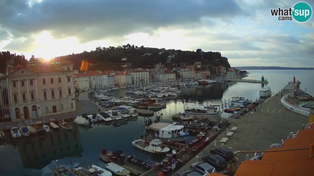 Cámara web en vivo desde Piran “Mandrač” – Increíble vista en vivo desde Villa Piranesi