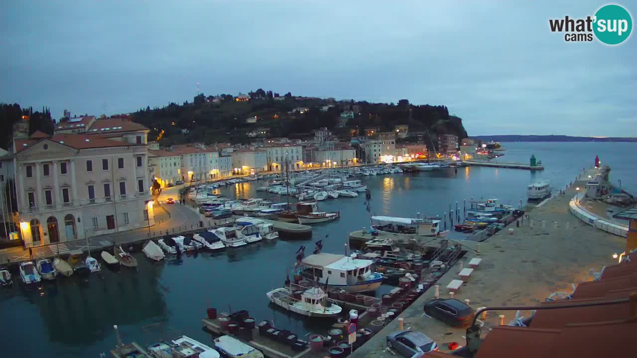 Cámara web en vivo desde Piran “Mandrač” – Increíble vista en vivo desde Villa Piranesi