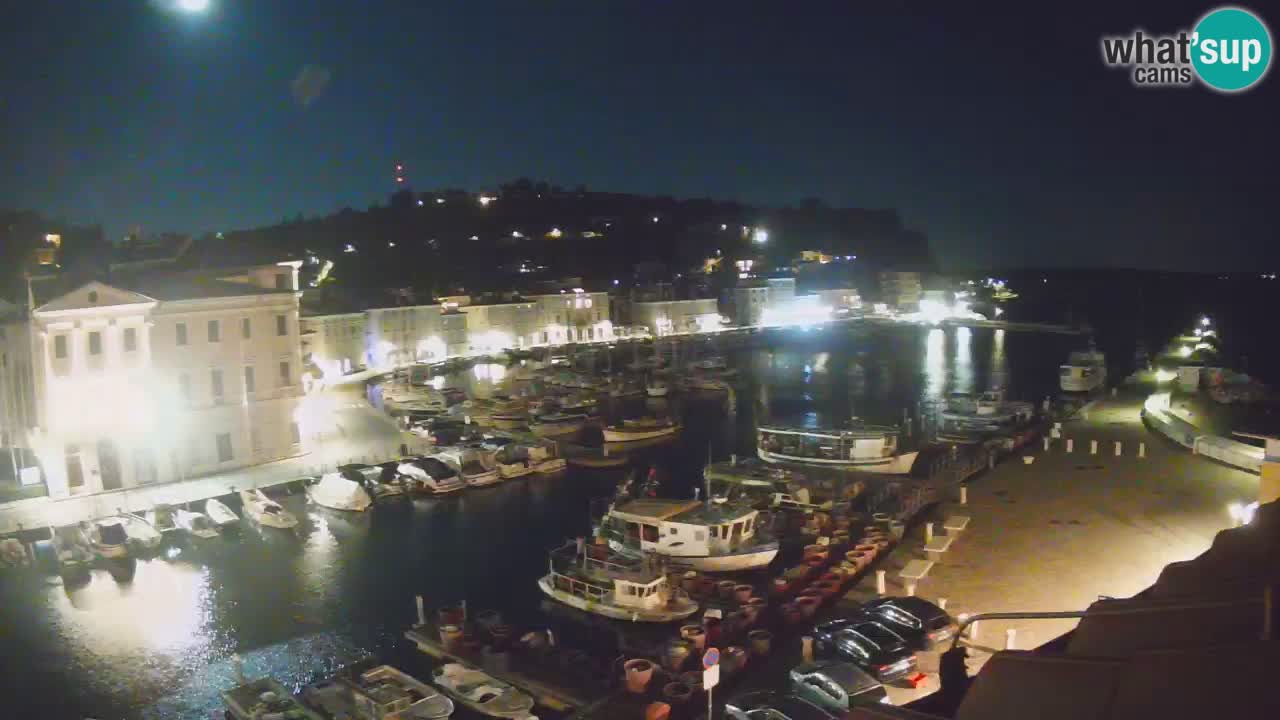 Live webcam da Pirano “Mandrač” – Splendida vista live da Villa Piranesi