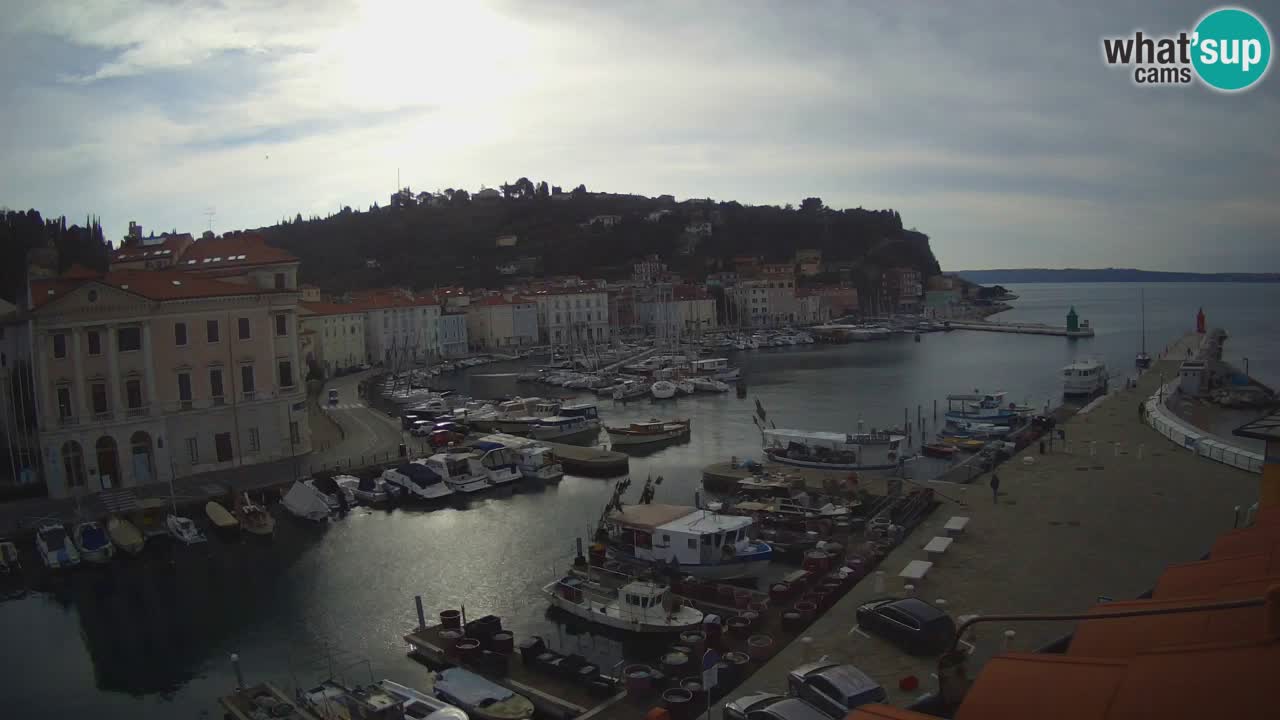 Cámara web en vivo desde Piran “Mandrač” – Increíble vista en vivo desde Villa Piranesi