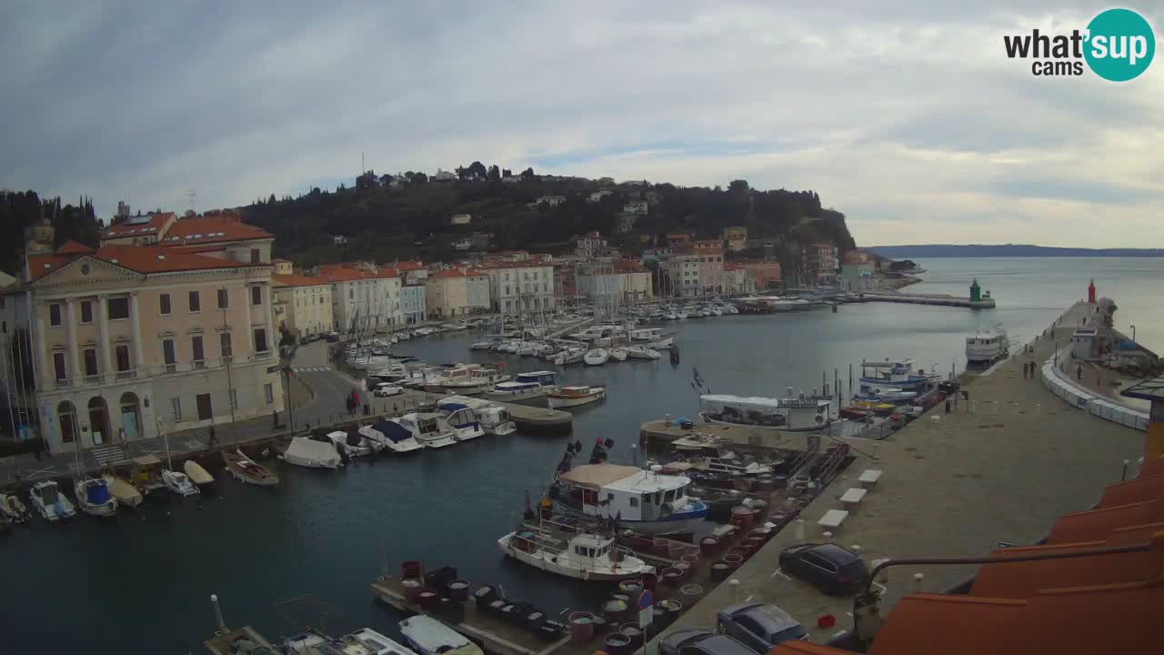 Live webcam from Piran “Mandrač” – Amazing live view from Villa Piranesi