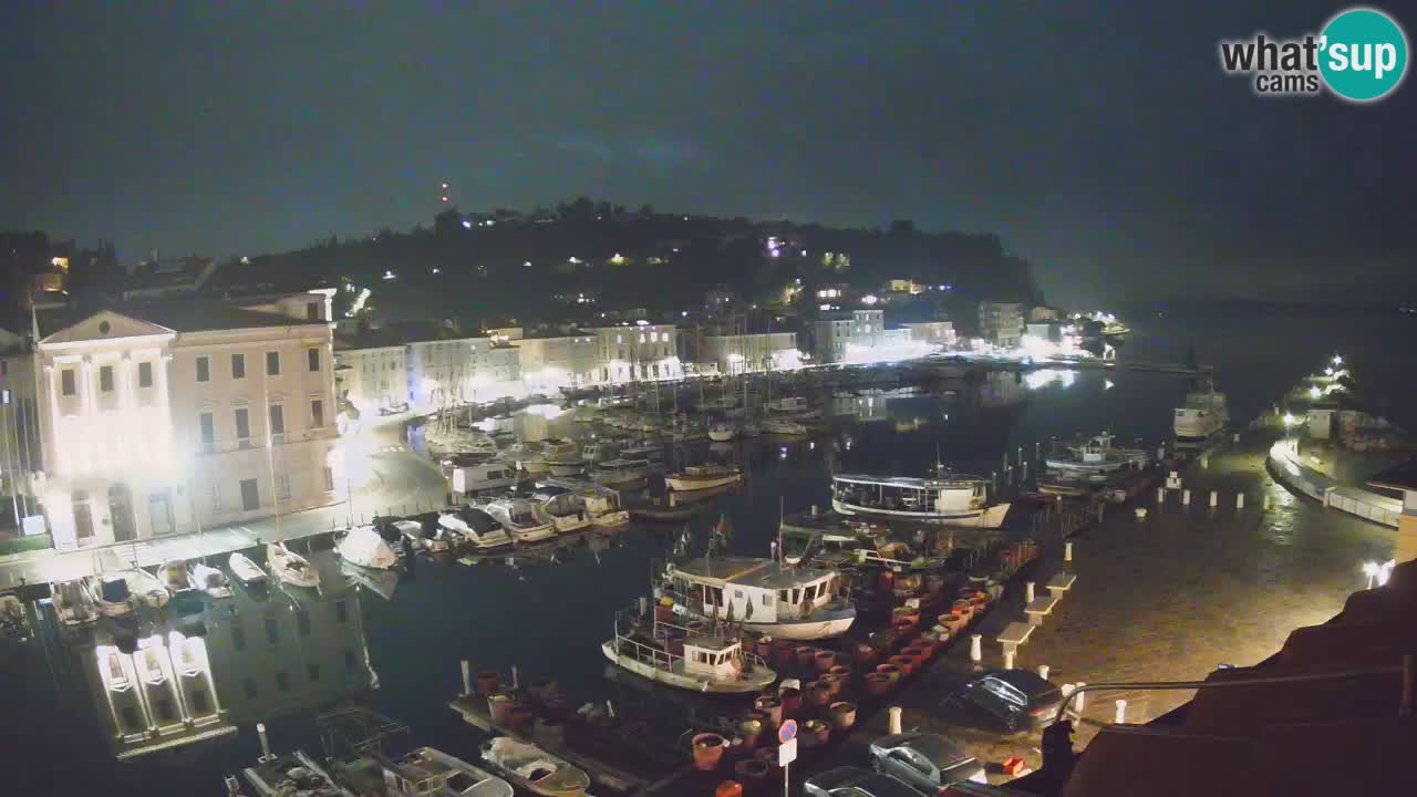 Live-Webcam aus Piran “Mandrač” – Erstaunliche Live-Ansicht von Villa Piranesi