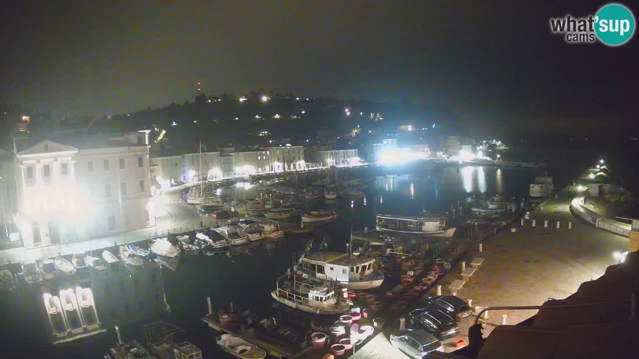 Live webcam da Pirano “Mandrač” – Splendida vista live da Villa Piranesi