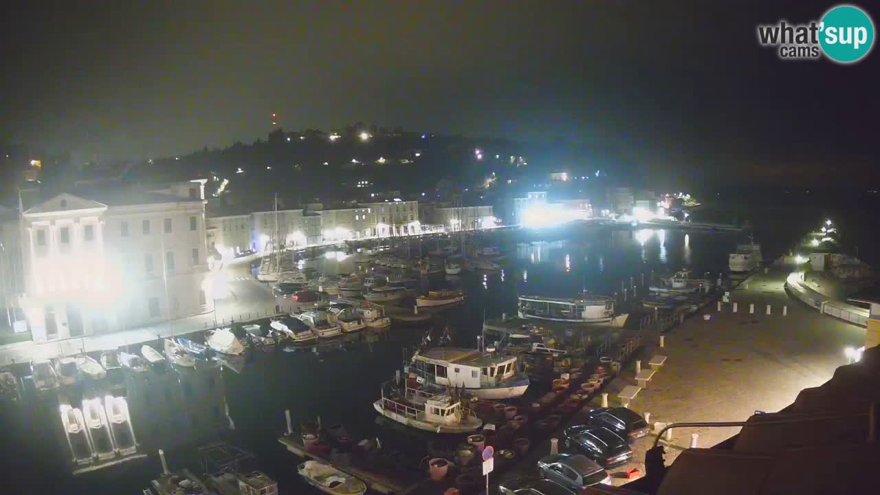 Live webcam da Pirano “Mandrač” – Splendida vista live da Villa Piranesi