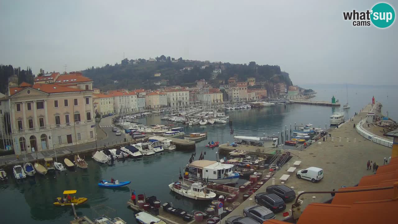 Cámara web en vivo desde Piran “Mandrač” – Increíble vista en vivo desde Villa Piranesi