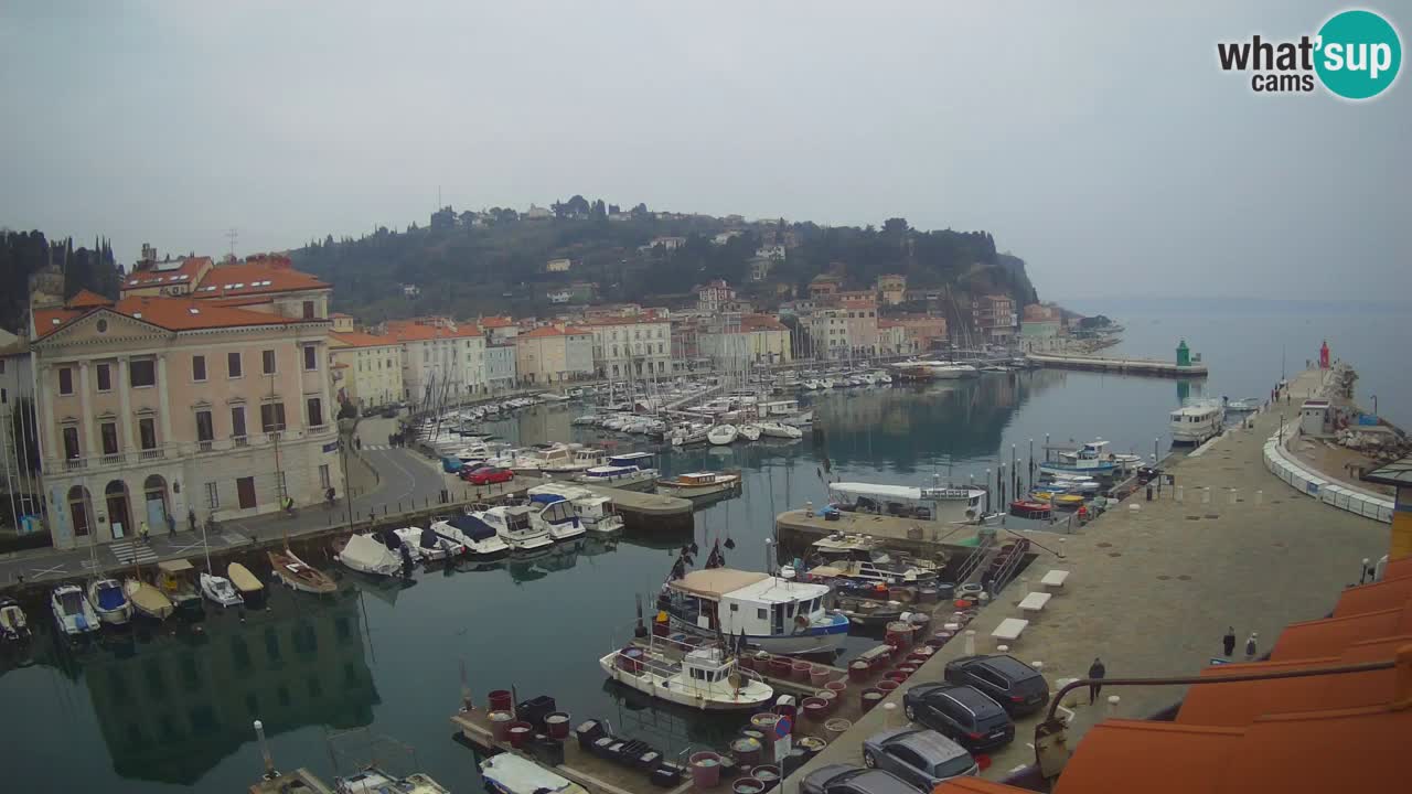 Cámara web en vivo desde Piran “Mandrač” – Increíble vista en vivo desde Villa Piranesi