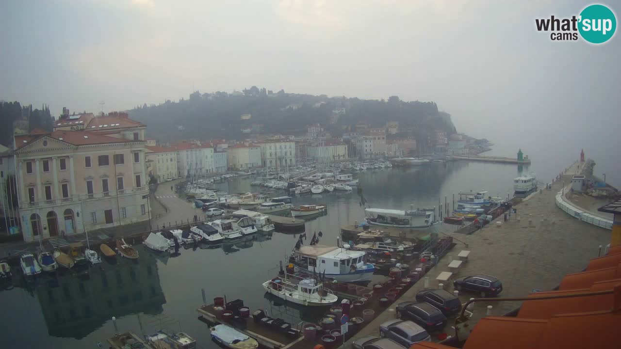 Cámara web en vivo desde Piran “Mandrač” – Increíble vista en vivo desde Villa Piranesi