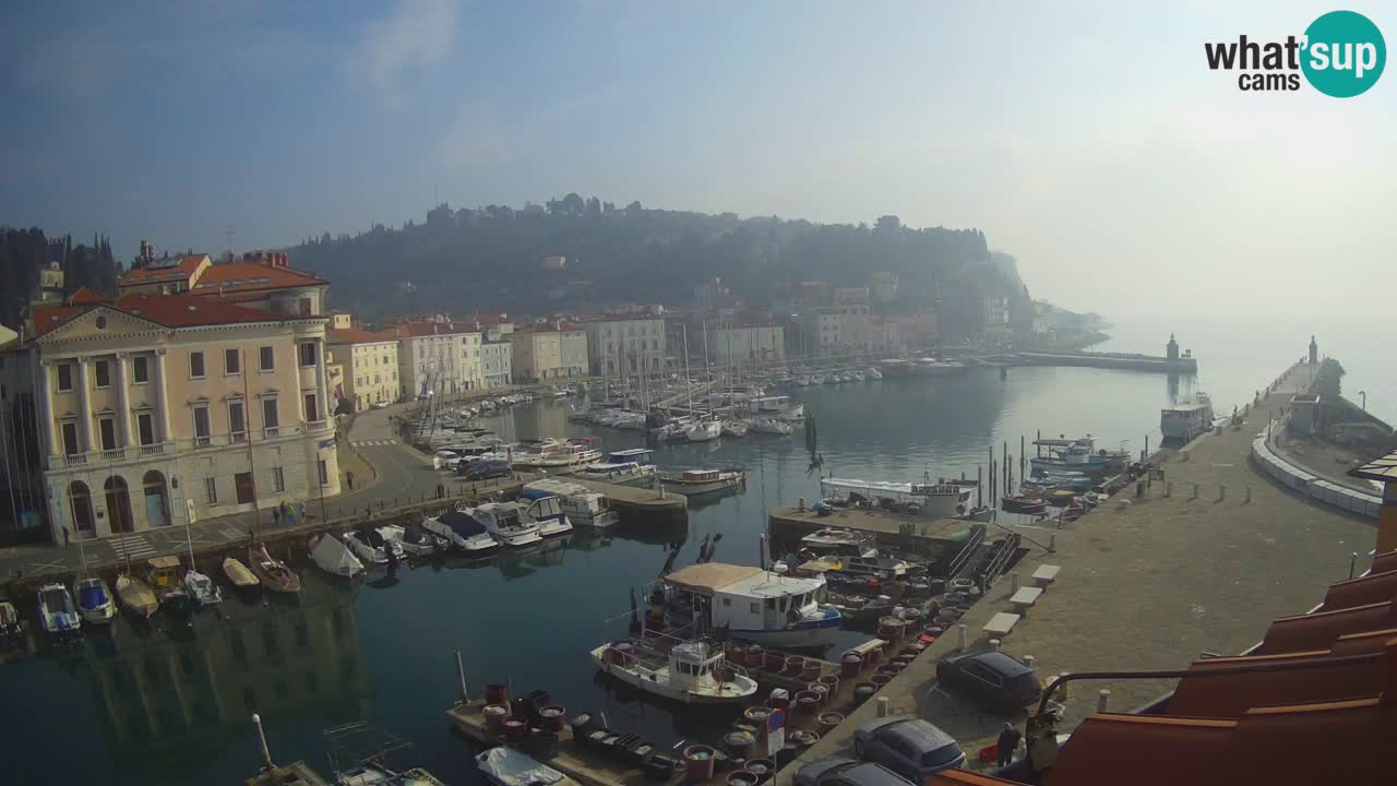 Cámara web en vivo desde Piran “Mandrač” – Increíble vista en vivo desde Villa Piranesi