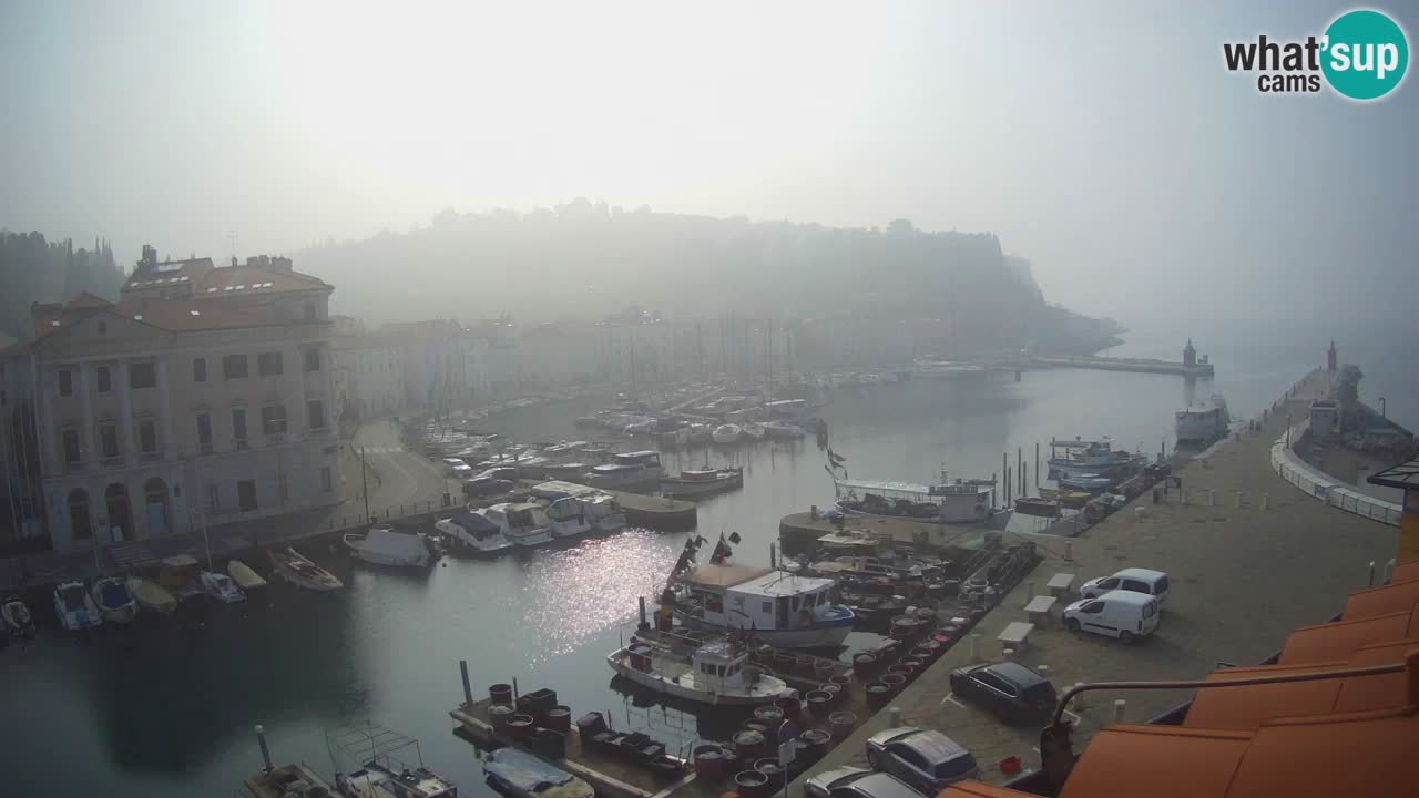 Cámara web en vivo desde Piran “Mandrač” – Increíble vista en vivo desde Villa Piranesi