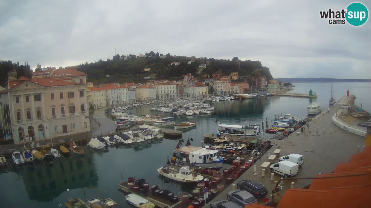 Cámara web en vivo desde Piran “Mandrač” – Increíble vista en vivo desde Villa Piranesi