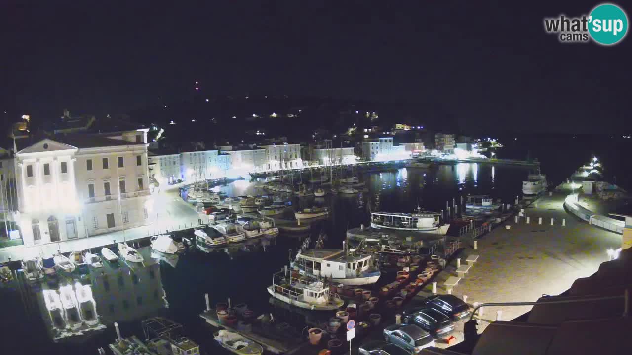 Live webcam da Pirano “Mandrač” – Splendida vista live da Villa Piranesi